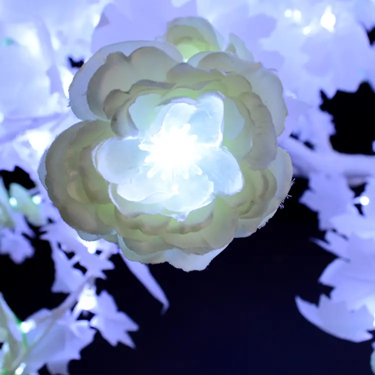 Wholesale White LED Wedding tree | 10ft Artificial White Maple Light Up Tree for Wedding Reception & Event Wholesale 11 LED Wedding Tree White Pre-lit Maple Light Tree for Wedding, Christmas, Easter & Winter Light Festival Decor