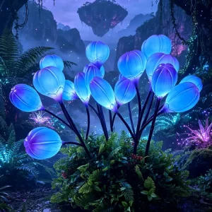Avatar Pandora Bioluminescent Plants | Enchanted Forest Glowing Flowers